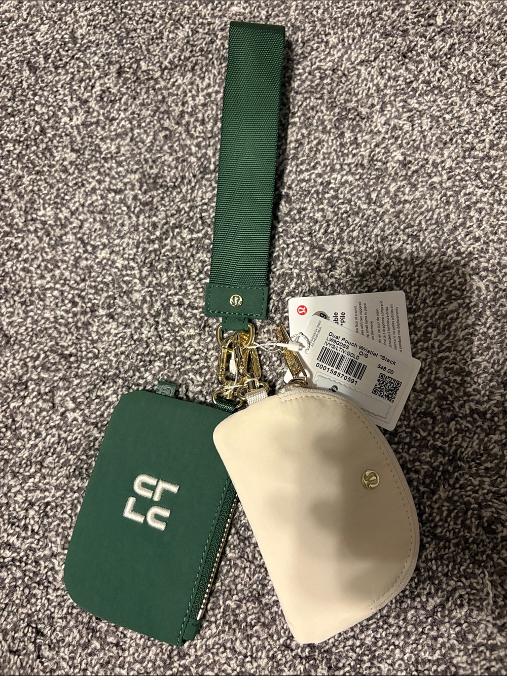 Lululemon Dual Pouch Wristlet